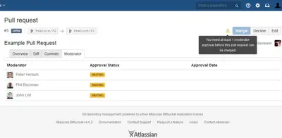 Herzum Moderator Approval for Atlassian — screenshot