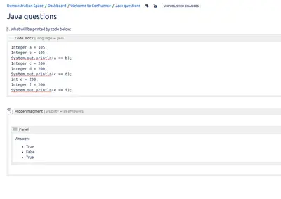 Hidden Fragment Macro for Atlassian — screenshot