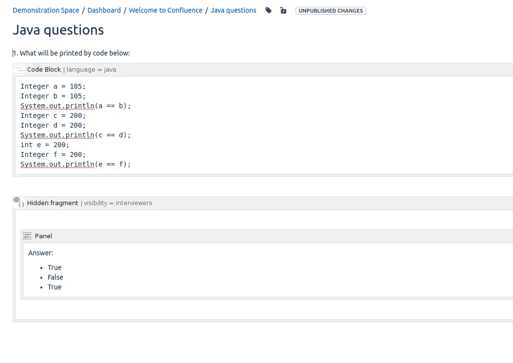 Hidden Fragment Macro — screenshot from the Atlassian Marketplace listing