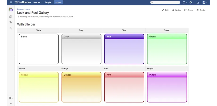 Hinch Panels — screenshot from the Atlassian Marketplace listing