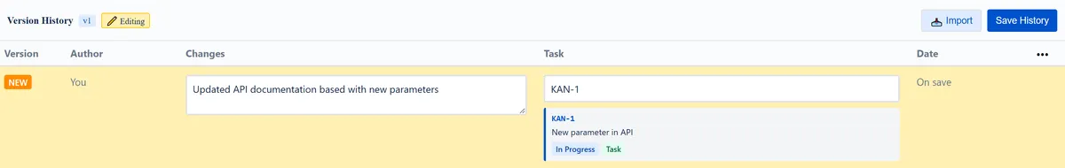 HistoryPro — screenshot from the Atlassian Marketplace listing