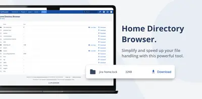 Home Directory, Database & Log File Browser for Jira for Atlassian — screenshot