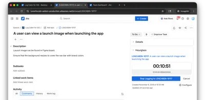 Hourglass Time Tracking for Jira for Atlassian — screenshot