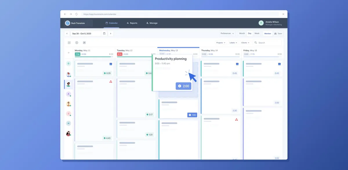 HourStack — screenshot from the Atlassian Marketplace listing