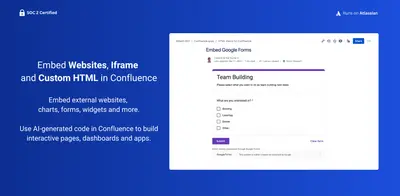 HTML Macro for Confluence for Atlassian — screenshot
