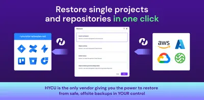 HYCU for Bitbucket for Atlassian — screenshot