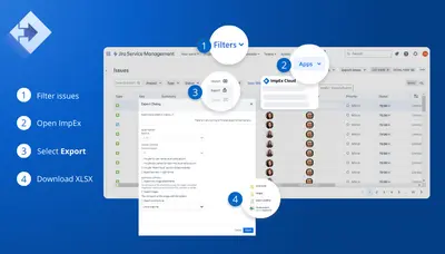 ImpEx - Import & Export from/to MS Excel for Atlassian — screenshot
