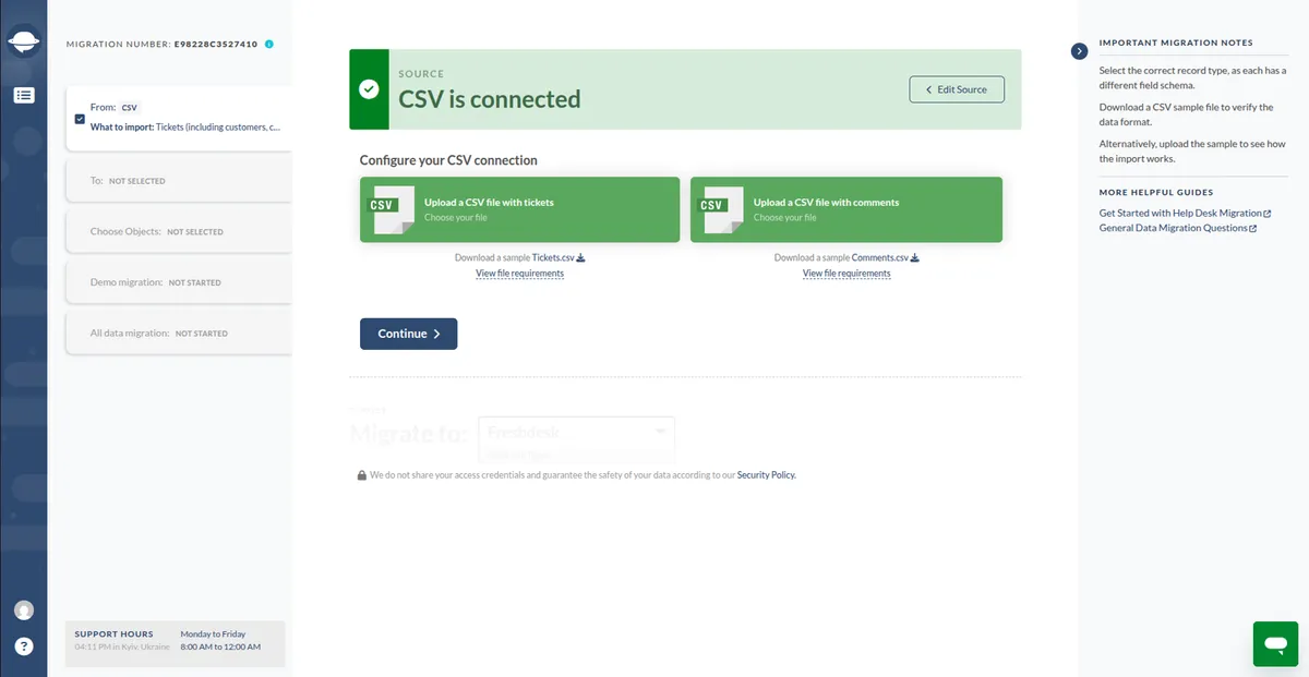 Import CSV Tool — screenshot from the Atlassian Marketplace listing