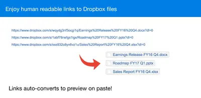 Integration for Dropbox & Confluence for Atlassian — screenshot