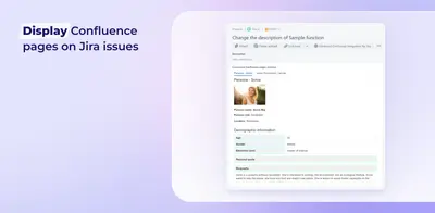 Integrator for Confluence & Jira for Atlassian — screenshot