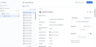 Intune Connect for JSM Assets for Atlassian — screenshot