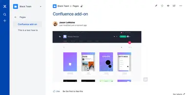 InVision for Confluence for Atlassian — screenshot