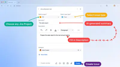 Issue Creator for Jira Cloud - Capture Screen&Annotate for Atlassian — screenshot