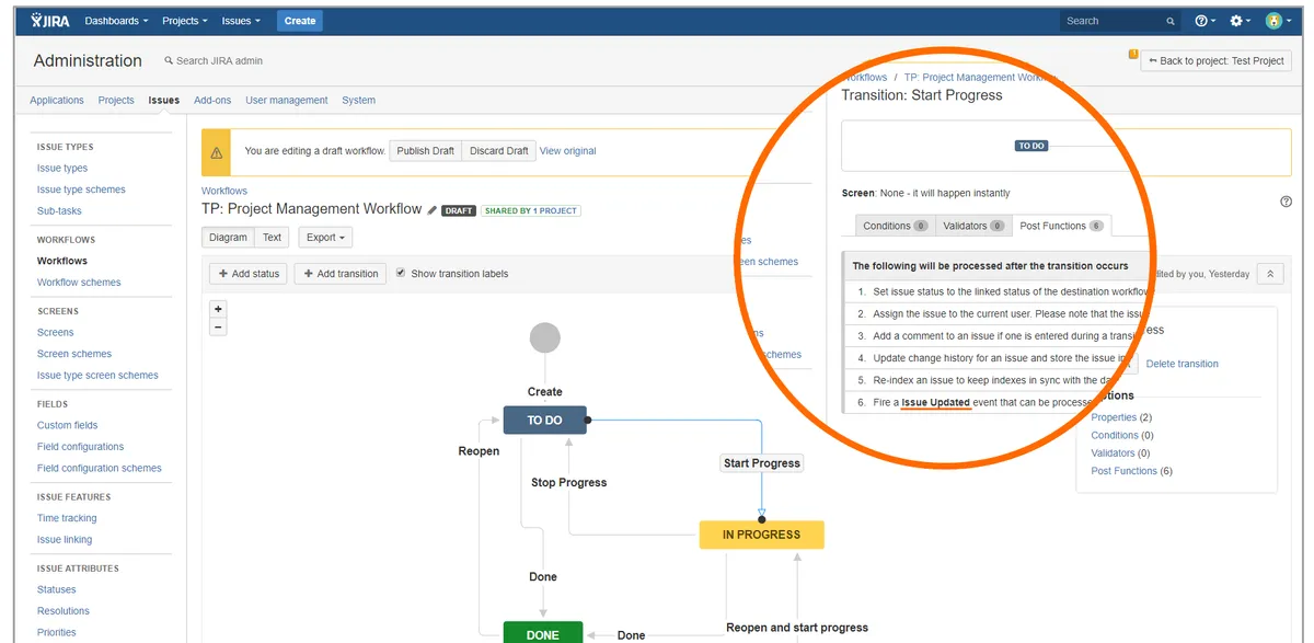Issue Events Mailer — screenshot from the Atlassian Marketplace listing