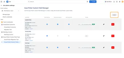 Issue Picker Custom Field for Jira Cloud for Atlassian — screenshot