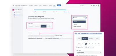 Issue Scheduler - Plan Recurring Tasks for Atlassian — screenshot