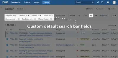 Issue Search Customiser for Jira for Atlassian — screenshot