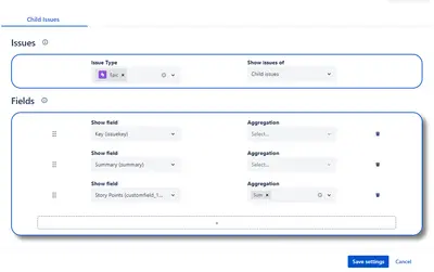 Issue Table by Lupus for Atlassian — screenshot
