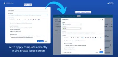 Issue Templates Pro - Description Templates for Jira for Atlassian — screenshot