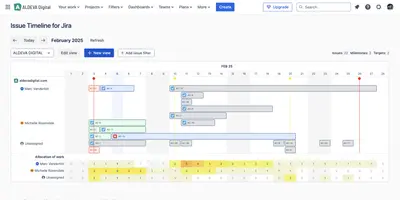 Issue Timeline for Jira for Atlassian — screenshot