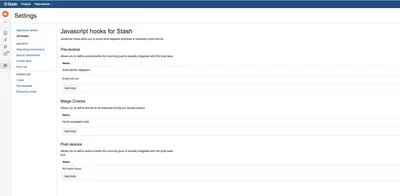 Javascript Hooks for Bitbucket Server for Atlassian — screenshot