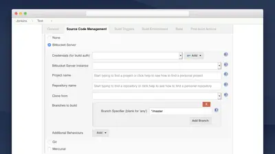 Jenkins integration for Bitbucket for Atlassian — screenshot