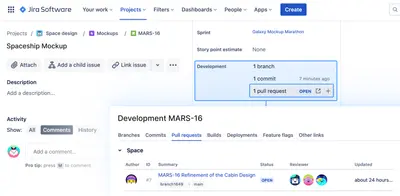 JetBrains SpaceCode for Jira Cloud for Atlassian — screenshot