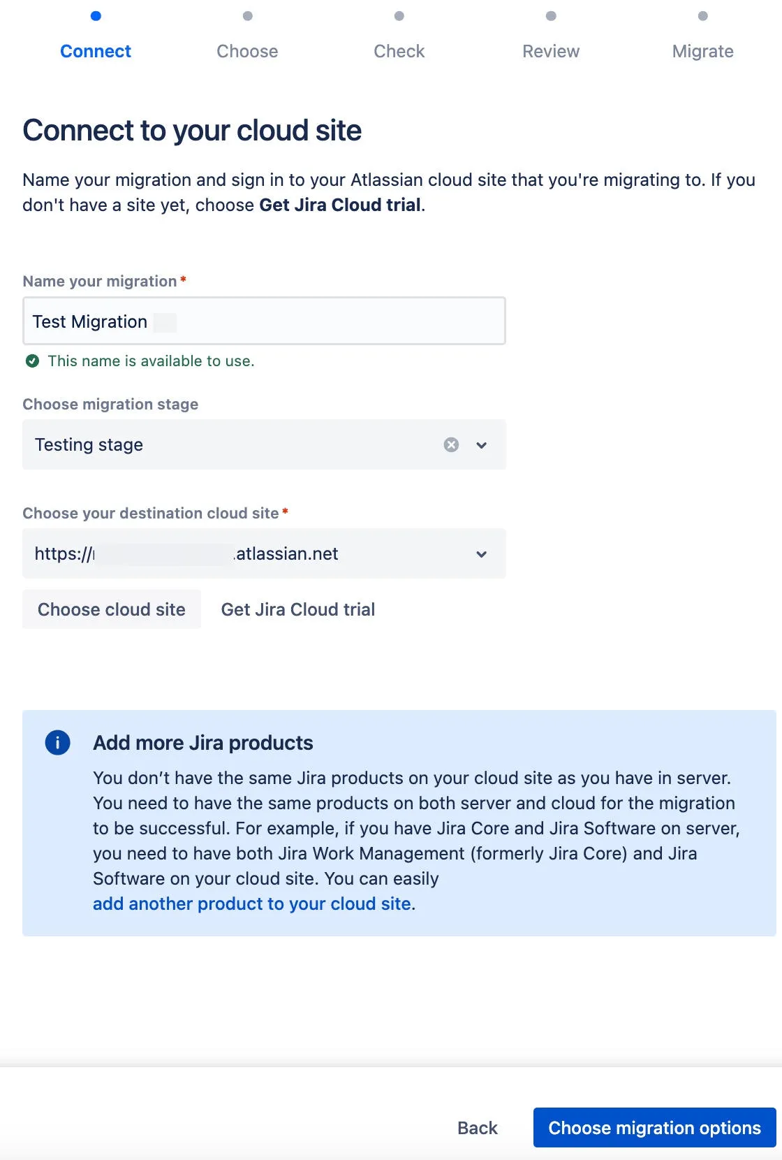 Jira Cloud Migration Assistant — screenshot from the Atlassian Marketplace listing