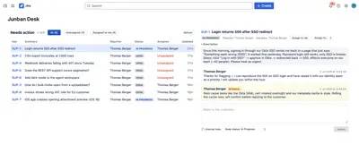 Junban Desk Free for Atlassian — screenshot