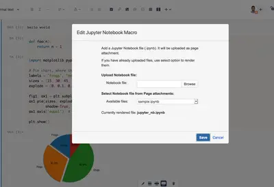Jupyter Notebook Viewer for Confluence for Atlassian — screenshot