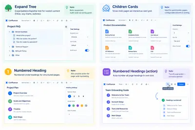 Kamila Macros for Confluence for Atlassian — screenshot