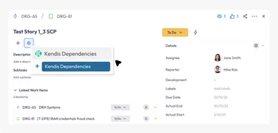 Kendis Dependencies for Atlassian — screenshot