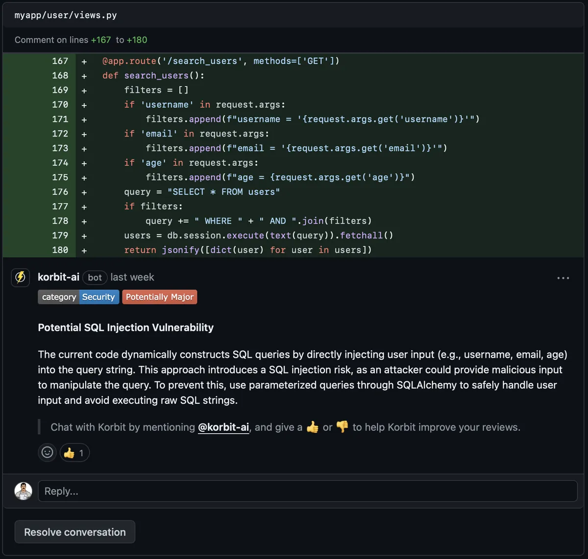 Korbit AI — screenshot from the Atlassian Marketplace listing