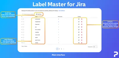 Label Master for Jira for Atlassian — screenshot