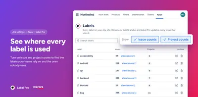 Label Pro for Atlassian — screenshot