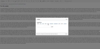 Label Suggester for Confluence for Atlassian — screenshot