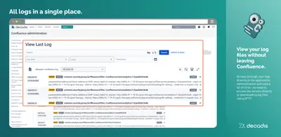Last Log for Confluence for Atlassian — screenshot