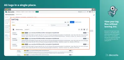 Last Log for Jira for Atlassian — screenshot
