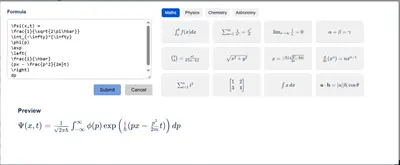 LaTeX Equations for Confluence for Atlassian — screenshot
