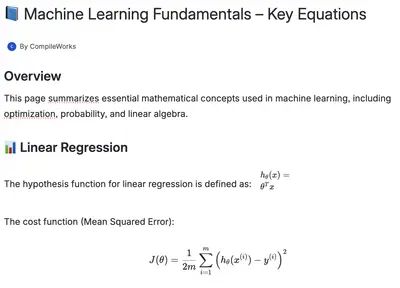 LaTeX Math Formula, Expressions & Equations for Confluence for Atlassian — screenshot