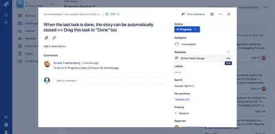 LaunchDarkly for Jira for Atlassian — screenshot