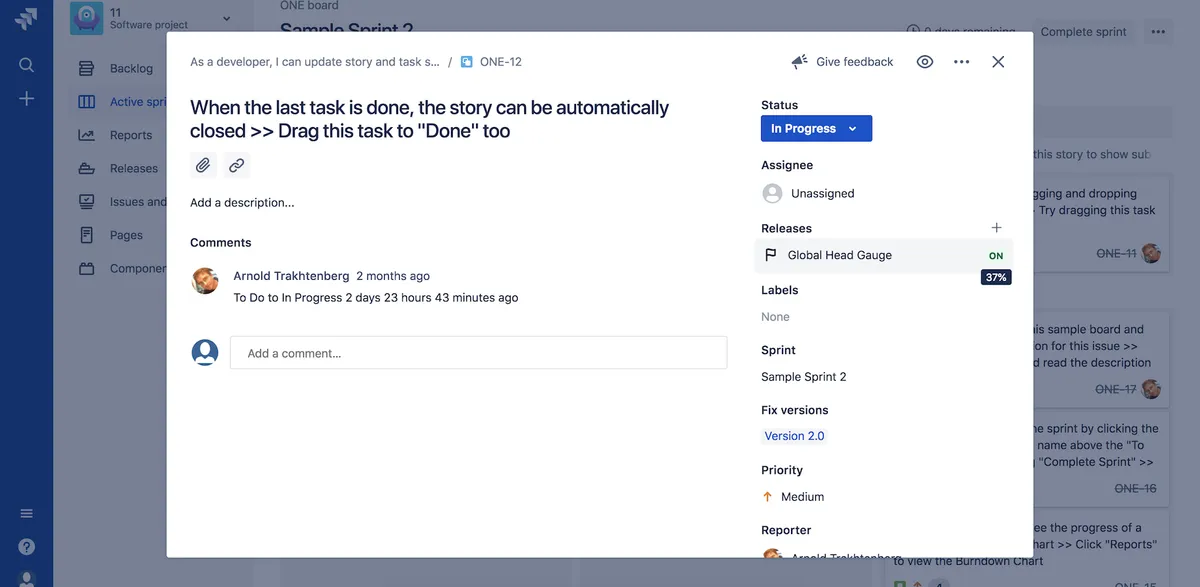 LaunchDarkly for Jira — screenshot from the Atlassian Marketplace listing