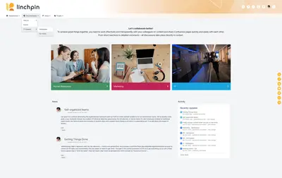 Linchpin Essentials | Theme, User Profiles, Menu, Intranet for Atlassian — screenshot