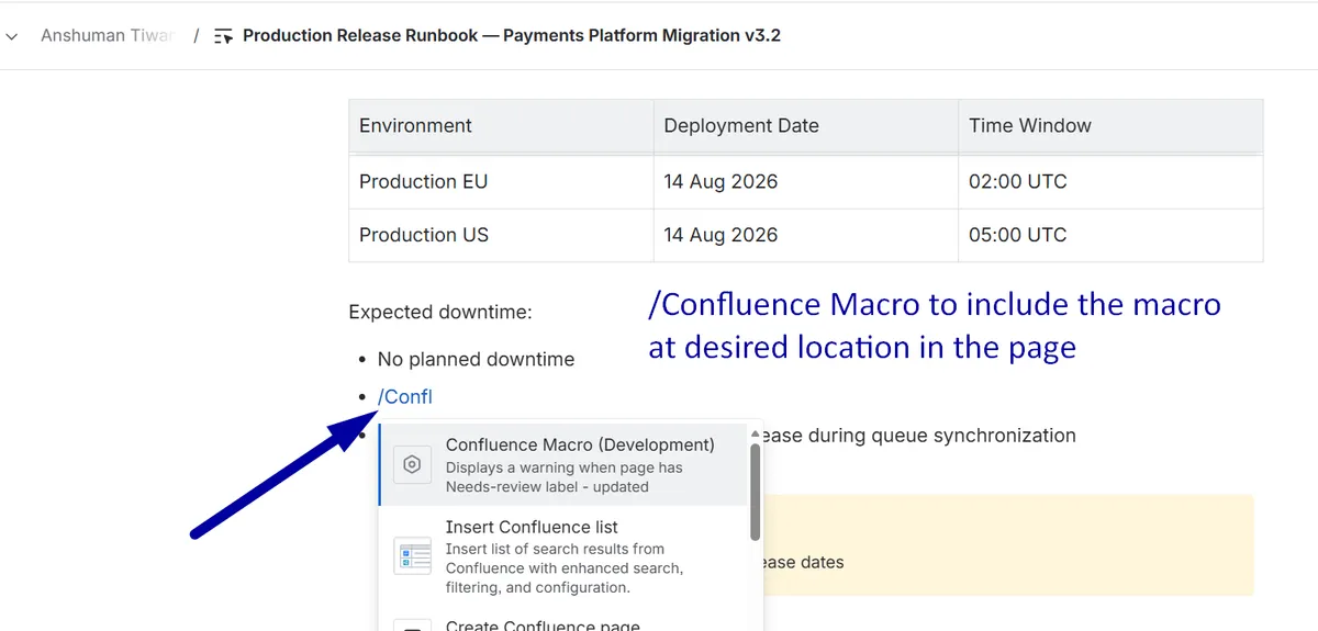 Macros for Confluence — screenshot from the Atlassian Marketplace listing
