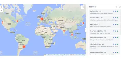 Map Locations for Confluence for Atlassian — screenshot