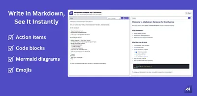 Markdown Macro for Atlassian — screenshot