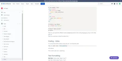 Markdown Macro with LaTeX for Confluence Cloud for Atlassian — screenshot