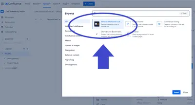 Marked for Atlassian — screenshot