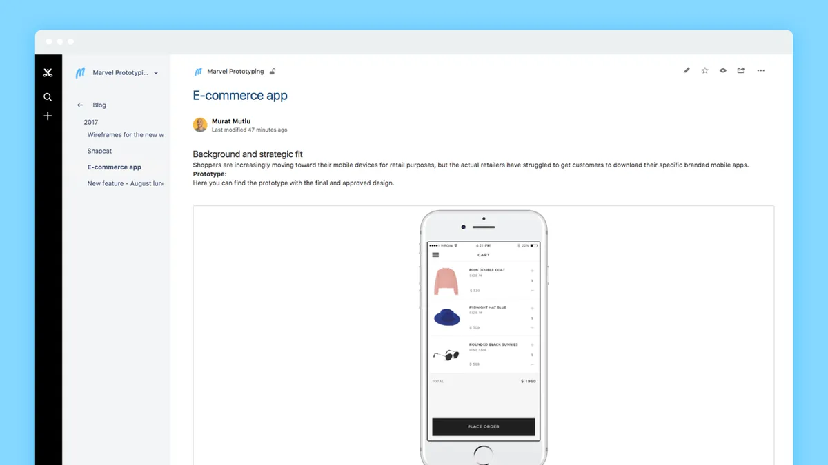 Marvel for Confluence — screenshot from the Atlassian Marketplace listing