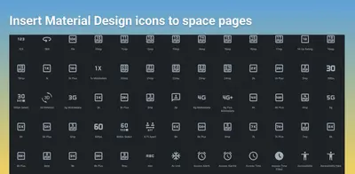 Material Design Icons and Custom SVG Images for Confluence for Atlassian — screenshot